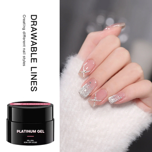 Suministros para Salón de <span class=keywords><strong>Uñas</strong></span>, Juego de Esmalte de Gel con Purpurina Francés, Marca Personalizada con Logotipo, Sin HEMA, 15 ml, Lámpara UV/LED - Product Image 6