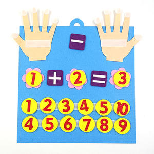 Divertido nuevo estilo <span class=keywords><strong>Montessori</strong></span> juguetes educativos de conteo de matemáticas para niños pequeños jardín de infantes edad del bebé versátil para aprendizaje numérico - Product Image 1