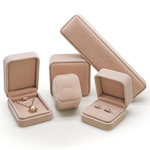Jewelry Package Wedding DIY Engagement <b>Coupling</b> <b>Ring</b> Box Custom Logo Gift Box - Product Image 6