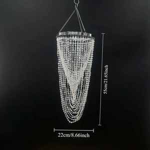 Acrilico <span class=keywords><strong>Diamante</strong></span> A Spirale <span class=keywords><strong>Lampadario</strong></span> W/stand - Product Image 2