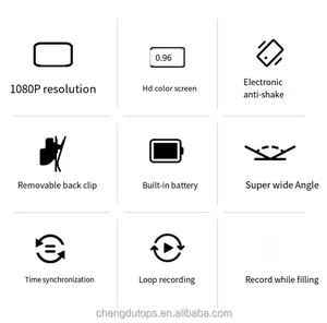 Mini Cámara deportiva inalámbrica, <span class=keywords><strong>Collar</strong></span> de cámara para gatos con grabación de vídeo, cámara corporal de acción pequeña para rastreador de mascotas, Suministros/cosas - Product Image 5