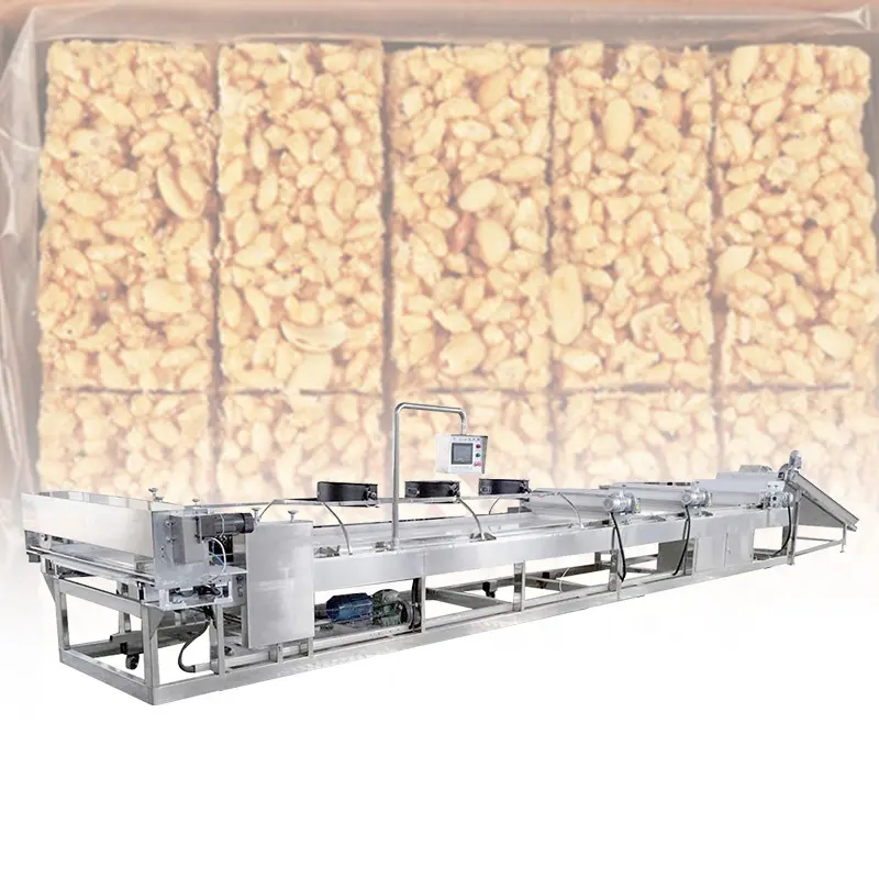 Equipamento de processamento para barra, equipamento de processamento para fabricação de barras de porca de granola de proteína cereal de semente a granola