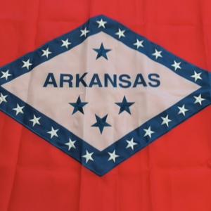 Hot Sale Arkansas Embroidered 3X5FT <b>Flag</b> Durable 210D Oxford Cloth Strong and Resistant U.S. 50 State Pennant - Product Image 2