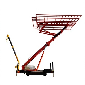 Plateforme de travail mobile professionnelle sur chenilles, hydraulique, avec moteur diesel et boîte de vitesses, nacelle élévatrice aérienne de 31m à plafond inversé, capacité 4T, pour personnel - Product Image 1