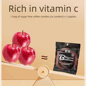 Factory Direct X-it Zuckerfreie schwarze Kaffee bonbons 15g schwarzer Kaffee geschmack Hard Candy - Product Image 2