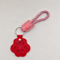Porte-clés souvenir patte d'animal de compagnie Yu Chu, style personnalisé, en polyuréthane, pour conservation de poils, anti-perte, ornement de contrôle d'accès