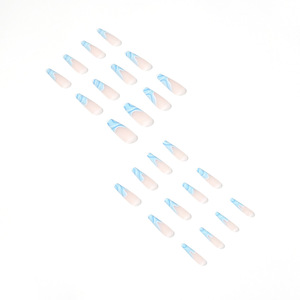 QY-Conjunto <span class=keywords><strong>de</strong></span> <span class=keywords><strong>uñas</strong></span> <span class=keywords><strong>postizas</strong></span> artificiales <span class=keywords><strong>para</strong></span> mujeres y <span class=keywords><strong>niñas</strong></span>, juego <span class=keywords><strong>de</strong></span> manicura con diseño <span class=keywords><strong>de</strong></span> bailarina <span class=keywords><strong>de</strong></span> línea abstracta, color azul mate - Product Image 5