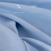 Drap-housse en microfibre de haute qualité parfait pour toutes les saisons plus de 30 couleurs avec poche profonde