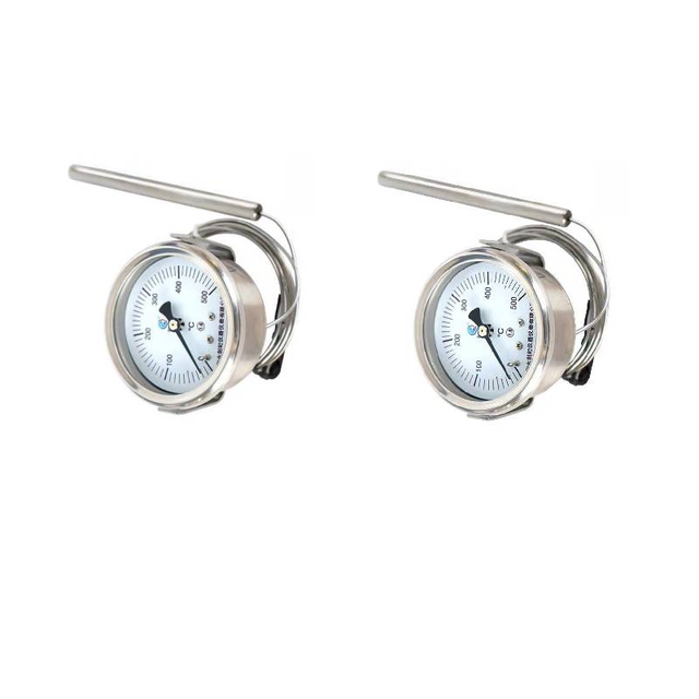 KEHAO Stainless Steel Dial Gauge Insulated Metal Capillary Food Thermometer for IP43 OEM Customizable 1 Year Warranty