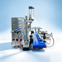 Machine de remplissage automatique à quatre têtes LT-MPF4 en acier inoxydable 316, haute précision, pour lait, jus, eau, avec pompe magnétique