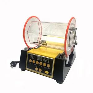 110V/220V 3Kg Capacity Vibratory Rock Tumbler Jewelry Polisher Brass Tumbler  for Jade Jadeite and Beeswax Polish