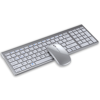 Souris sans fil portable BT 2.4G à succès pour ordinateur portable Windows, tablette, clavier