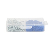 Kit d'ancrage conique pour cloison sèche en plastique avec vis pour cloison sèche