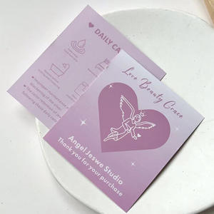 Collar de plata, colgante de <span class=keywords><strong>tarjeta</strong></span> posventa, tienda de flores, joyería con letras de agradecimiento, joyería inglesa, embalaje y mantenimiento Ca - Product Image 2