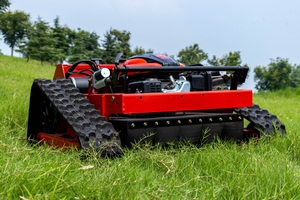 Cortadora de Césped con Control Remoto y Función de Trituración, Corte y Desmenuzado de Césped en una Sola Pasada para Terrenos Baldíos y Eliminación de Hierba Silvestre - Product Image 6