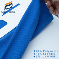 Tissu Ripstop UHMWPE extensible dans les deux sens, mélange de nylon, élasthanne et UHMWPE, anti-coupure, pour vestes et pantalons