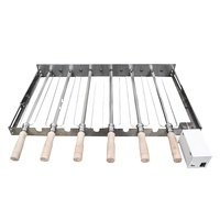 Than Tự động nướng thịt nướng parrilla brasilena <span class=keywords><strong>V</strong></span> hình dạng U hình BBQ nướng - Product Image 2