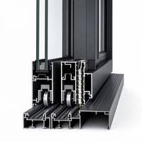 Ventana Corredera con Mosquitera Magnética Integrada, Malla de Acero Inoxidable Opcional, Protección Contra Insectos, Ventilación, Apertura Exterior