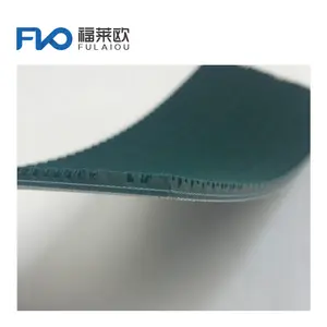 5mm Rough Top Green PVC Conveyor Belting For Incline Conveying Loading