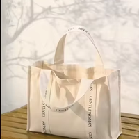 Sac fourre-tout en toile personnalisé style féminin, écologique et réutilisable, avec logo sérigraphié sur la poignée, taille personnalisée, vente en gros