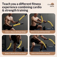 Nouvelle Arrivée Transfrontalière Corde de Combat Ergonomique Sans Fil en Acier ABS Réglable en Trois Sections de Deuxième Génération