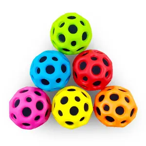 PU Space Ball Extreme High Pop Bouncing Ball Improve Hand-Eye Coordination Anti Stress Ball Squeeze Toy