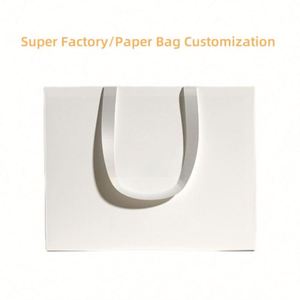 High Quality Luxury Customized <b>Printed</b> Paper Gift Handbags Reusable Shopping Paper Bags With Your Own Logo - Product Image 4