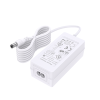 Adaptateur d'alimentation pour ordinateur portable RWX 100V-240V AC vers 12V 4A DC, 4000mA 48W, matériau PC/ABS, noir/blanc, utilisation sur ordinateur de bureau, certifié CE ROHS FCC