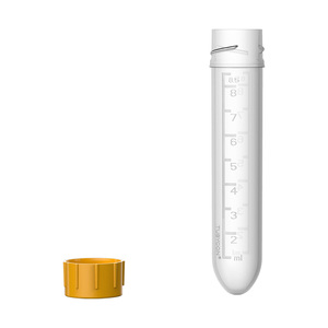 Kit de tubes à essai en plastique de 9 ml avec bouchon à vis, centrifugeuse, stérile, compatible avec les systèmes de gobelets à urine, transport sécurisé des échantillons - Product Image 2