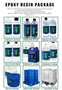 Nhựa <span class=keywords><strong>Epoxy</strong></span> A và B trong suốt như pha lê, bóng cao cấp, không bong bóng, dùng cho mặt bàn, bàn sông, nghệ thuật gỗ - Product Image 6