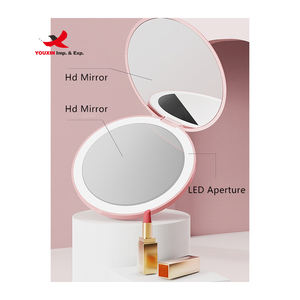 Mixed Procurement Low Price Factory Wholesale Custom logo <b>LED</b> Mirror Portable Handheld Makeup Mirrors with <b>Led</b> <b>Light</b> - Product Image 3