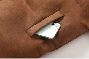 Manteau bouffant chaud épais d'hiver avec logo personnalisé OEM Veste en coton et daim à fermeture éclair pour hommes Veste en duvet pour hommes - Product Image 5