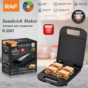 Plaques antiadhésives pour petit-déjeuner, grille-pain 4 tranches, presse à panini, gril, appareil à panini, appareil à sandwich - Product Image 6