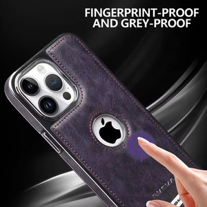 Kinh Doanh Hollow PU Leather Magnetic Điện Thoại Di Động Trường Hợp Đối Với iPhone 16 15 14 13 12 Pro Max Anti-Drop Chống Sốc Bảo Vệ Bìa - Product Image 4