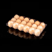 Vente en gros 10 alvéoles transparentes pour œufs Récipient de stockage des aliments Plateau à œufs en plastique personnalisé 10 trous en plastique d'épaisseur Boîte en carton pour œufs en plastique