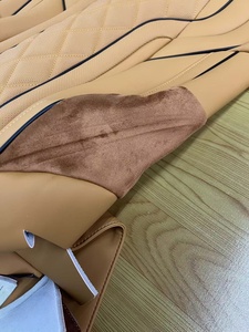 Fundas de Asiento de Alta Calidad para <span class=keywords><strong>Mercedes</strong></span>-Benz <span class=keywords><strong>Vito</strong></span> de 7 <span class=keywords><strong>Plazas</strong></span>, Reemplazo con Asientos de Cuero Napa Marrón, Venta al Por Mayor de Fábrica - Product Image 6