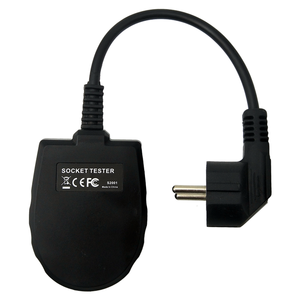 Stopcontact <span class=keywords><strong>Tester</strong></span> Contactdoos Rcd <span class=keywords><strong>Tester</strong></span> Met Kabel En Abs Vlamvertragende Behuizing S2001 - Product Image 2