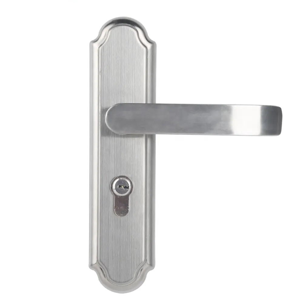 En iyi marka çift taraflı 304 paslanmaz çelik banyo tuvalet kolu güvenlik anahtar kapı kilidi
