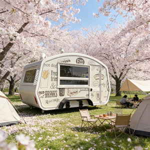Remolque de Comida Móvil de Alta Calidad, Resistente y Confiable, Tipo Caravana, en Venta - Product Image 1