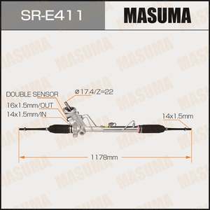 <span class=keywords><strong>Caja</strong></span> <span class=keywords><strong>de</strong></span> dirección hidráulica MASUMA, accesorio <span class=keywords><strong>de</strong></span> repuesto <span class=keywords><strong>de</strong></span> engranaje, chasis <span class=keywords><strong>de</strong></span> coche 6Q1423051AS para SKODA para FABIA, 1 unidad - Product Image 2