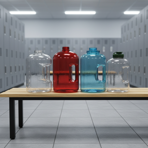 Bouteille d'eau sport en PVC transparent 1L avec poignée en caoutchouc pour usage extérieur – Meilleures ventes 2026 – Articles en gros - Product Image 5