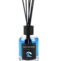 Diffuseur de parfum aux senteurs fruitées longue durée, senteurs fortes, bouteille en verre de 110 ml, aromathérapie de luxe pour voiture, désodorisant d'air