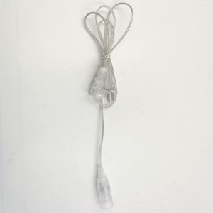 Cable de alimentación transparente <span class=keywords><strong>con</strong></span> <span class=keywords><strong>interruptor</strong></span> E14 y <span class=keywords><strong>enchufe</strong></span> estadounidense para lámpara de sal del Himalaya, 1.8m - Product Image 5