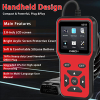Gran oferta V518 herramienta de diagnóstico automático escáner de función OBDII completo ELM327 OBD 2 OBD11 lector de código herramientas de diagnóstico de coche