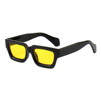 Lunettes de soleil carrées pour femmes Lunettes de soleil tendance Mode rétro Vente en gros Classique vintage populaire en plastique Lunettes de soleil