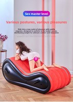 Chaise de yoga gonflable en forme de S - Canapé ergonomique pour étirements et soulagement du corps entier