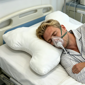 Almohada Nasal Multifuncional <span class=keywords><strong>para</strong></span> CPAP, Antiapnea, Antironquidos, <span class=keywords><strong>para</strong></span> Viajes en Avión, Camping, Uso Médico, Extraíble y Lavable - Product Image 1