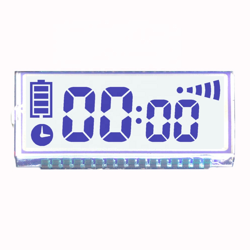Нестандартного размера 4-значный 7-сегментный ЖК Монохромный ЖК-дисплеи с