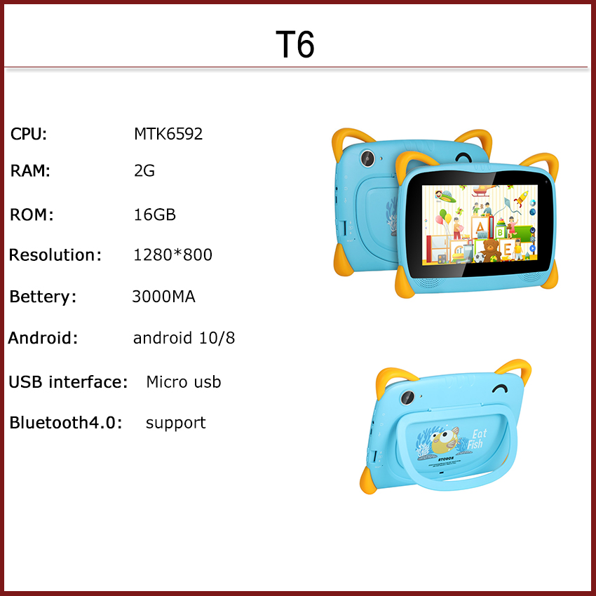 Kinder tablet blau