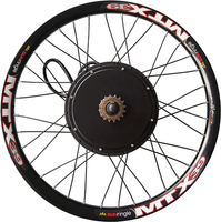 Kit de conversion de vélo électrique 48V-72V avec roue moteur 3000W pour jante arrière 26\" 27.5\" 29\" et contrôleur double mode – Stock US/UK